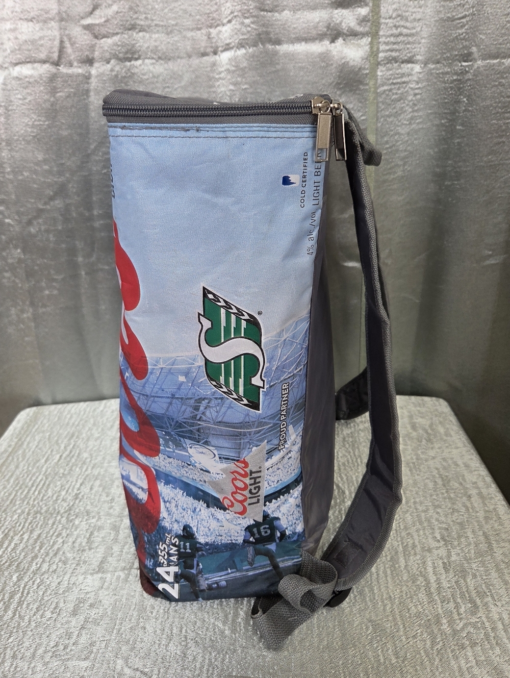 Coors / Roughriders 24 Can Insulated Backpack.
